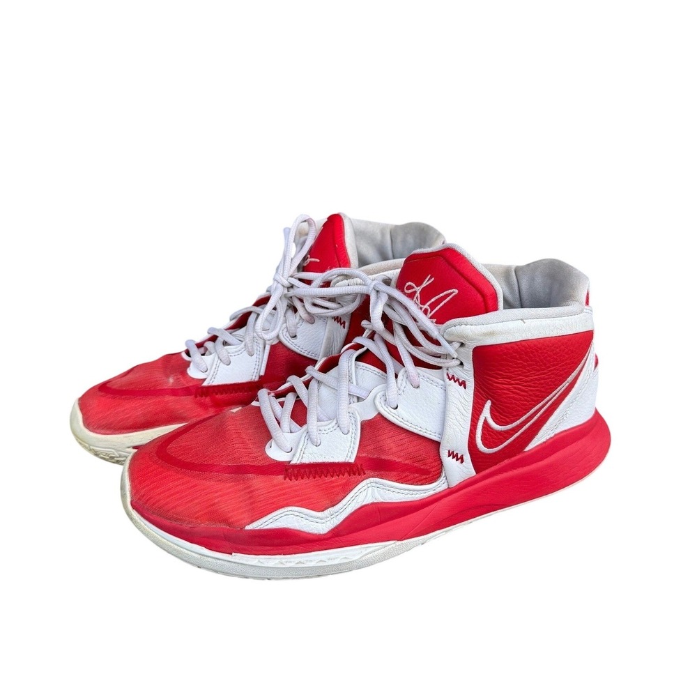Nike Kyrie Infinity Fire and Ice University Red White Hightops Mens 9.5